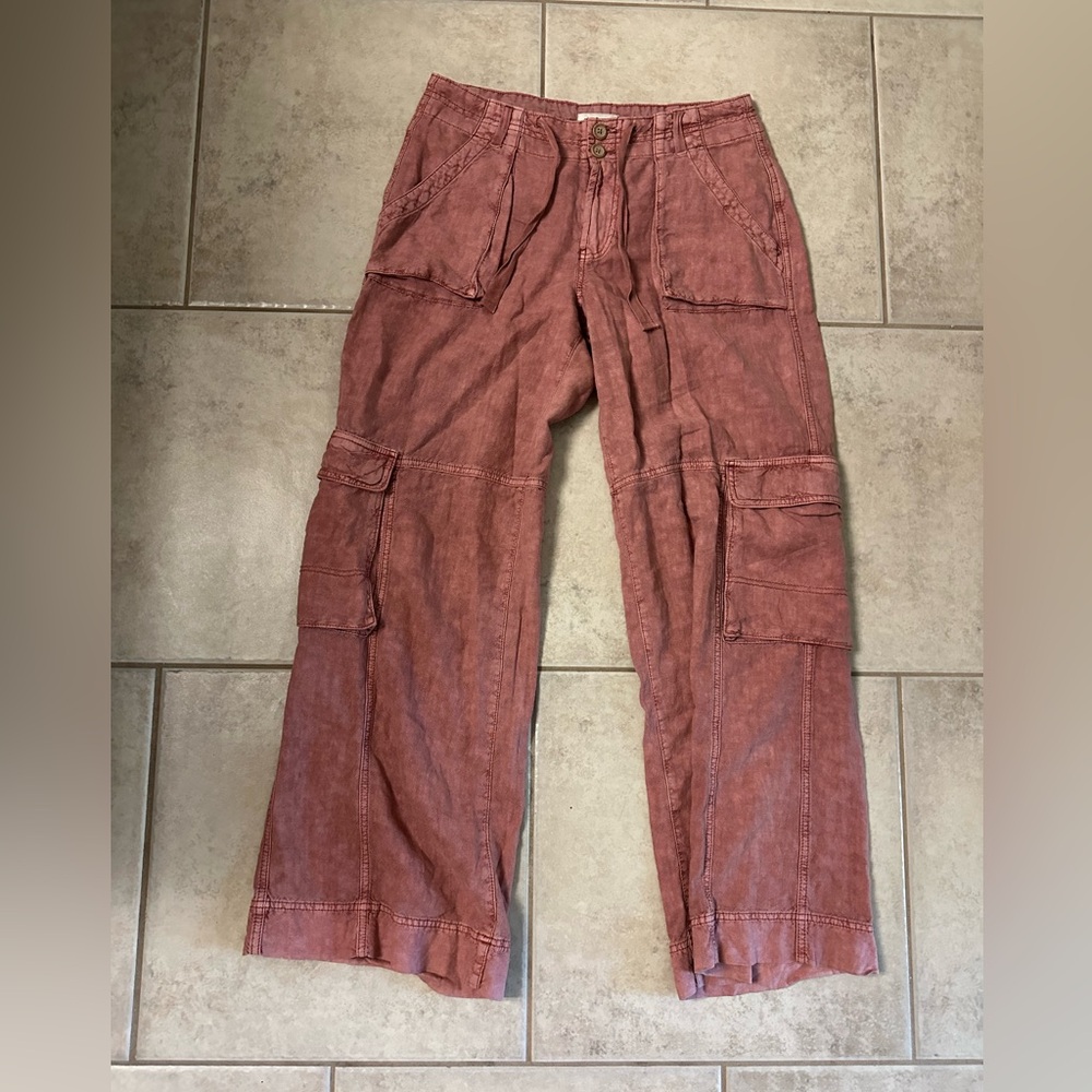 anthropologie pilcro beach cargo pants